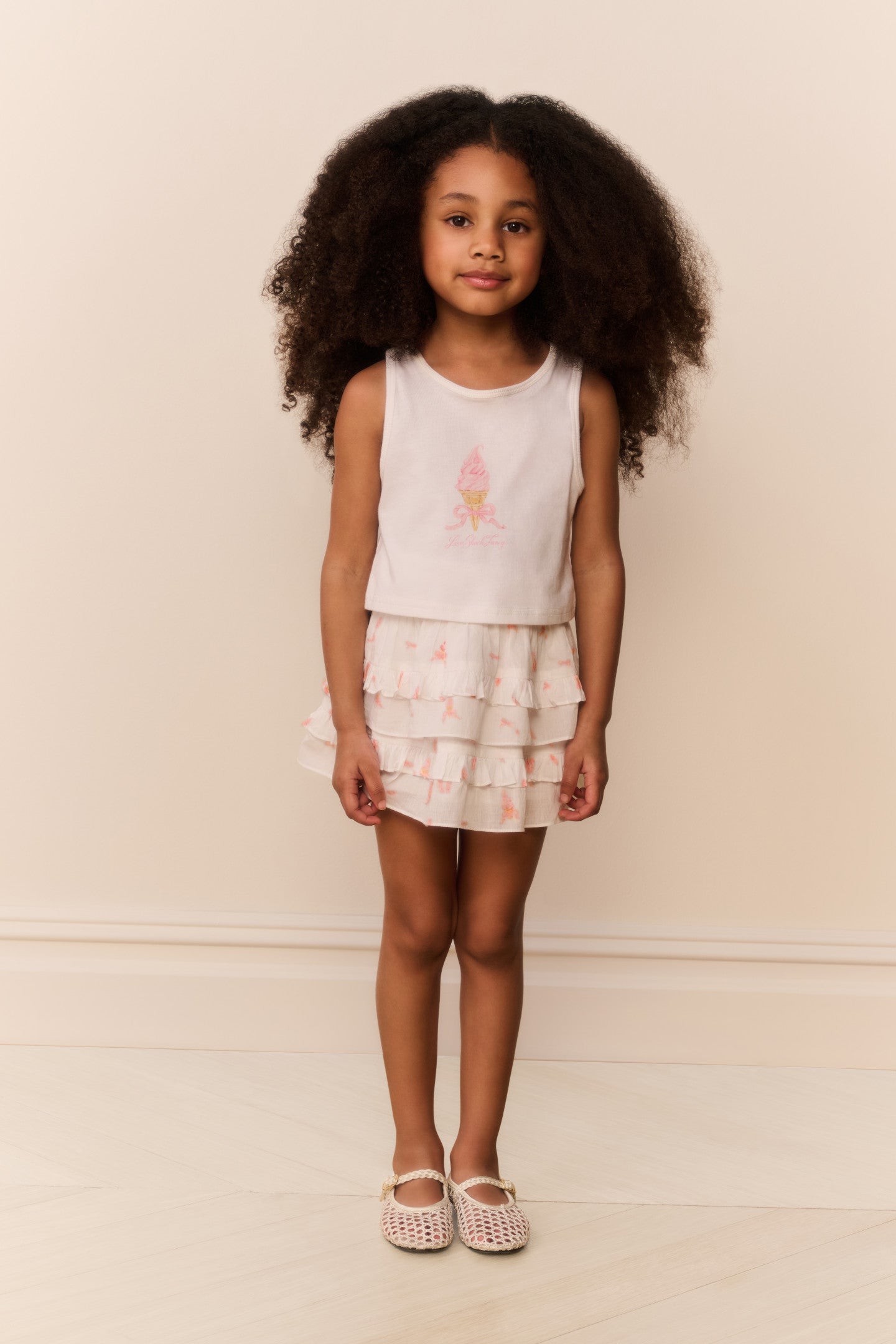 Little Girls Vanilla Twirl Billie Skirt