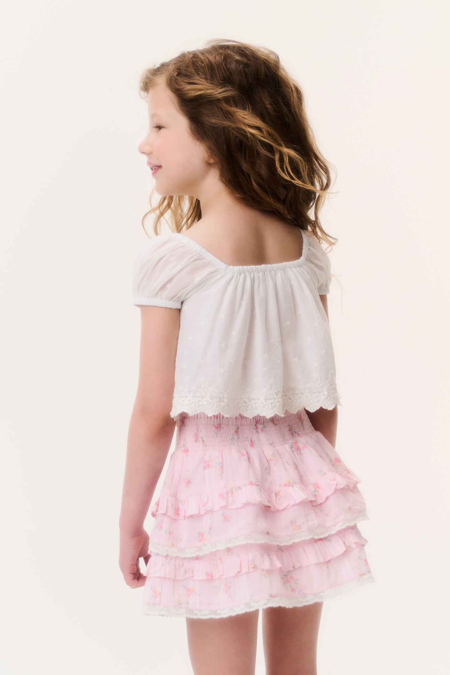 Little Girls Ditsy Floral Billie Skirt