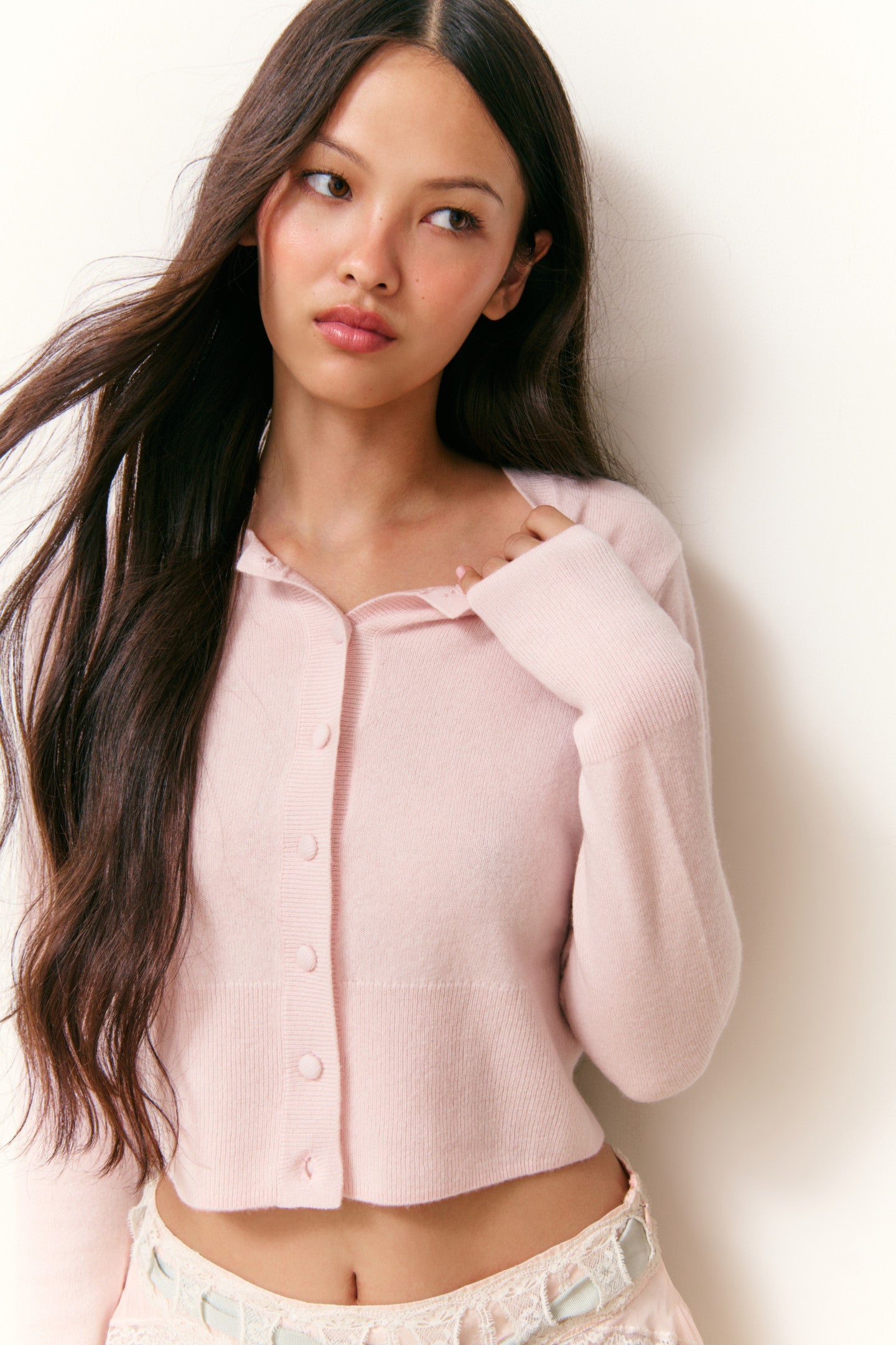 Adeanne Soft Cashmere Cardigan