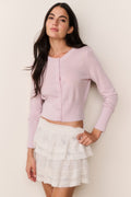 Ruffle Mini Crystal Bow Skirt