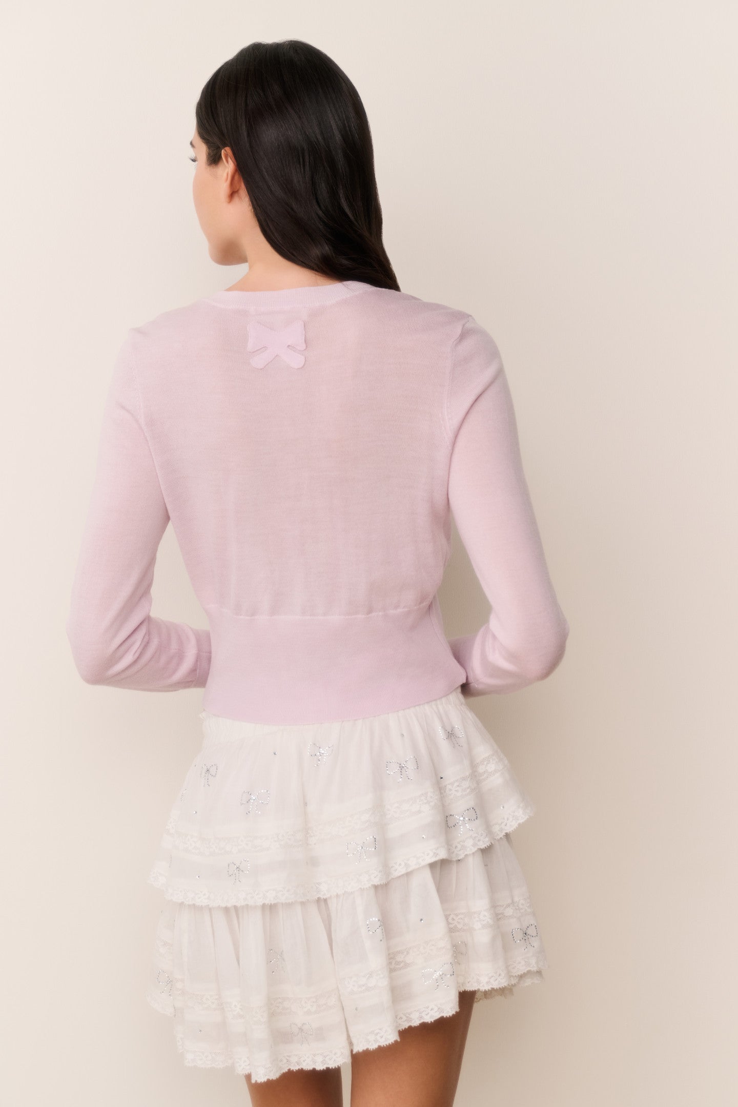 Adeanne Pastel Wool Cardigan