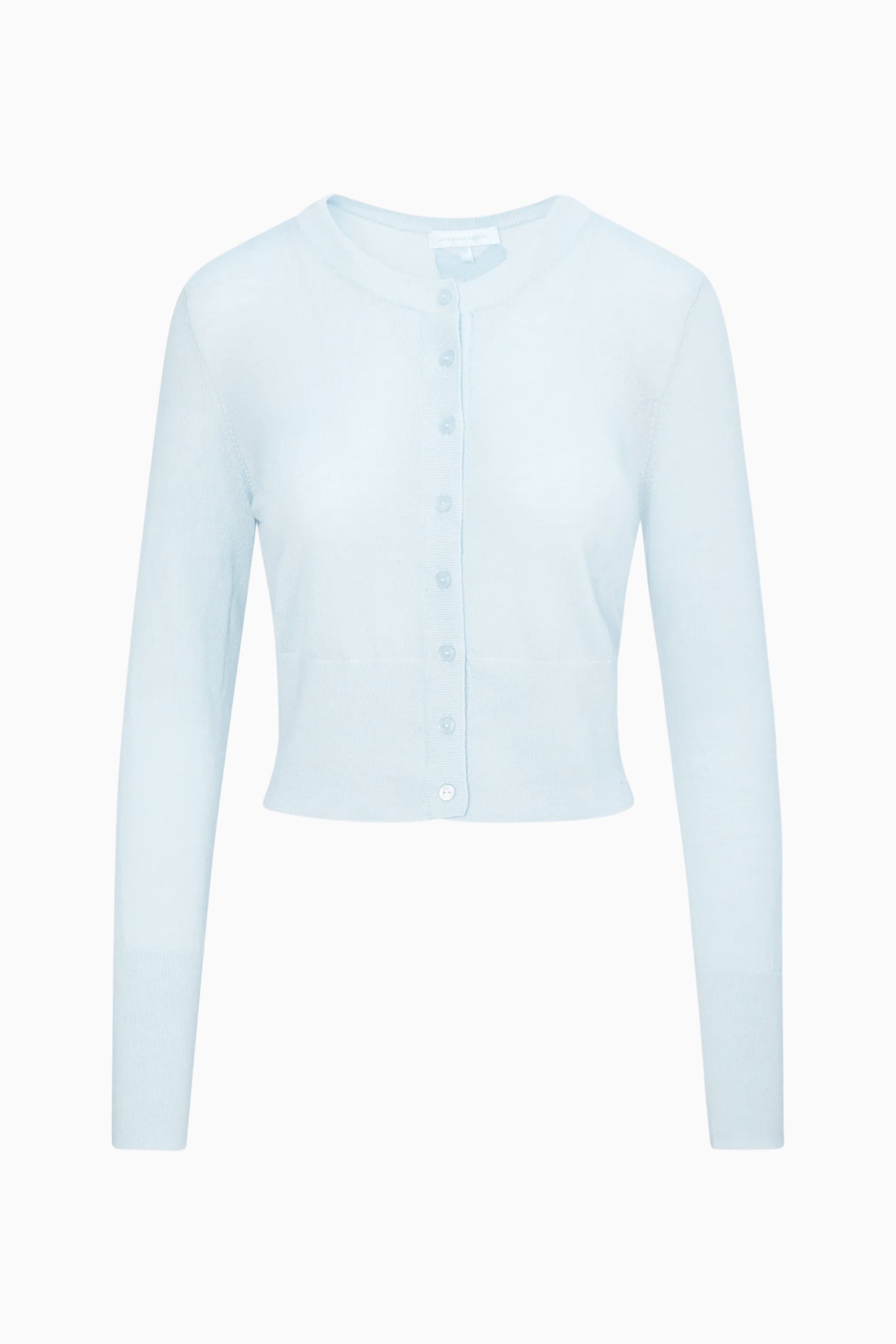 Adeanne Pastel Cashmere Cardigan - BLUE