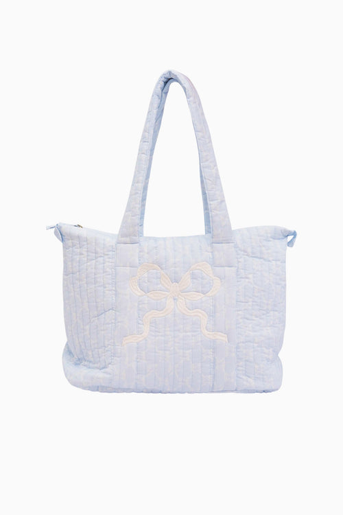 Aja Quilted Bow Print Weekender