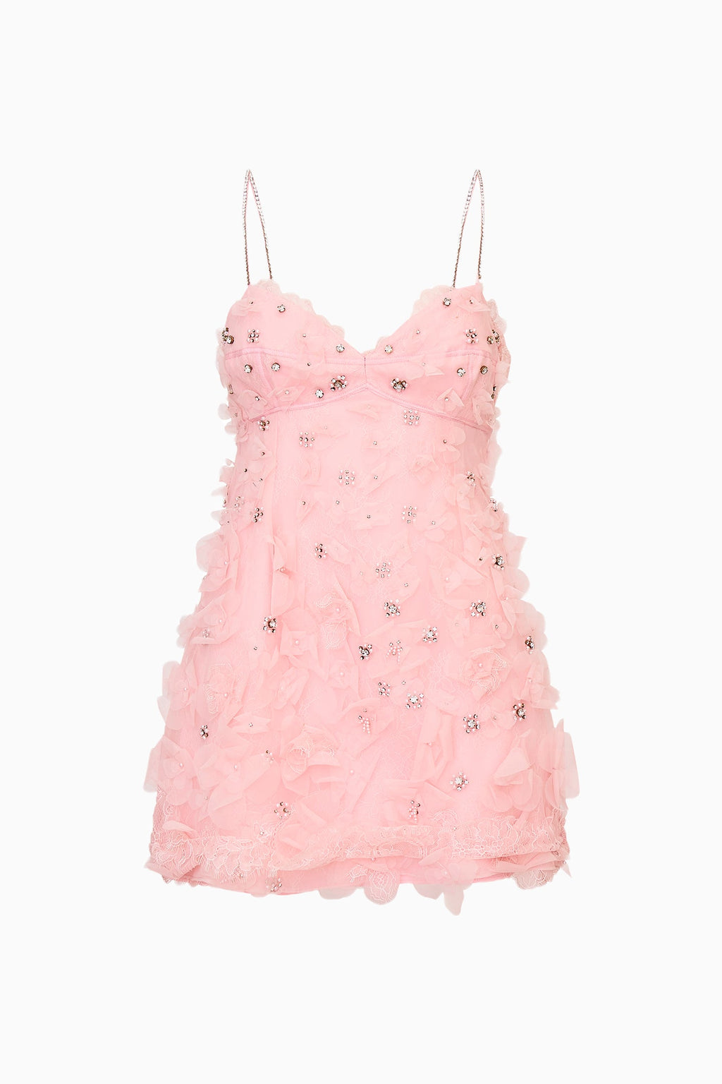 Ambessa Embellished Organza Mini Dress