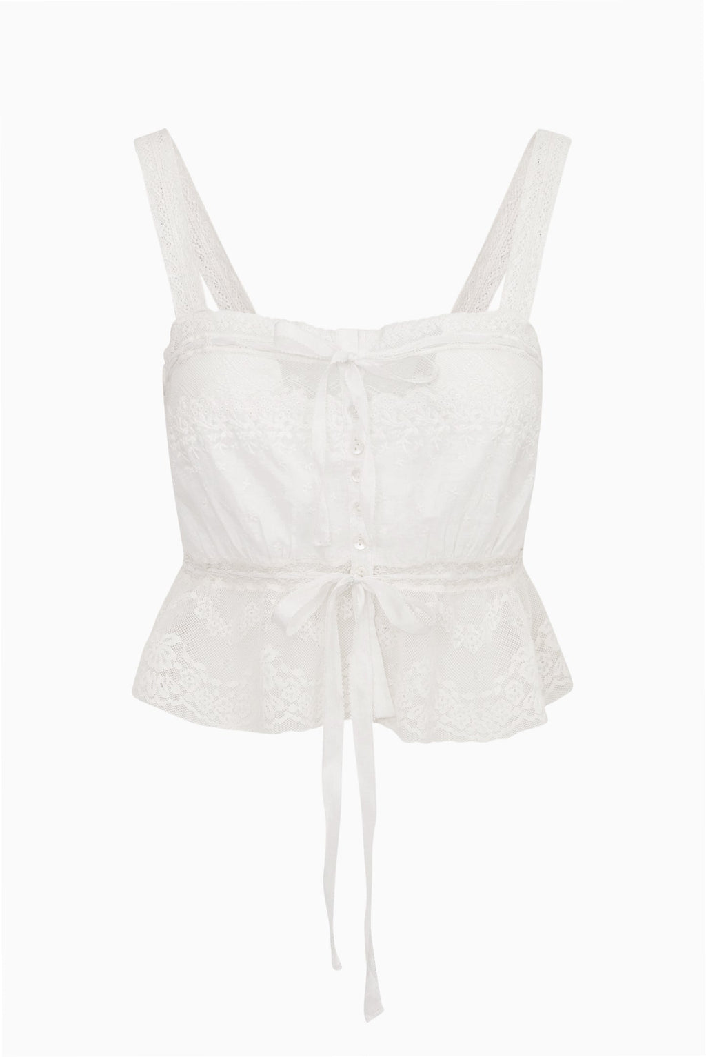 Anoria Cotton Lace Top