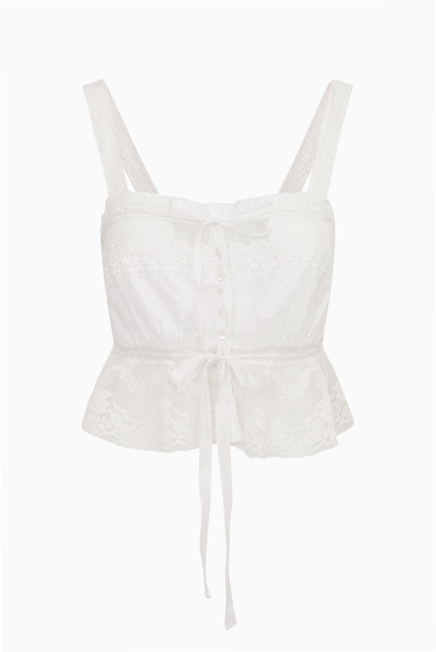 Anoria Cotton Lace Top