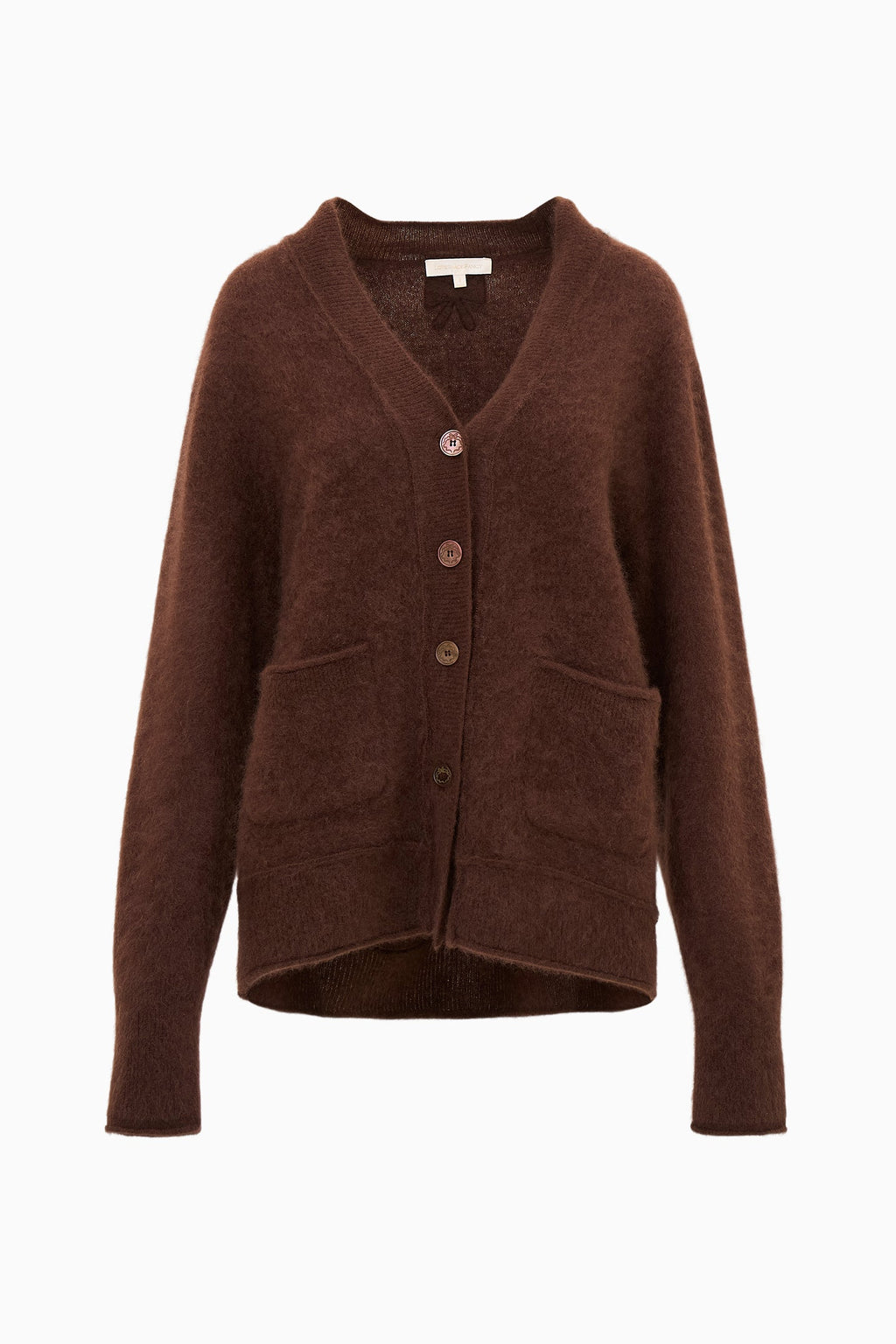 Applene Brushed Cashmere Cardigan