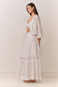 Araminta Cotton Victorian Maxi Skirt