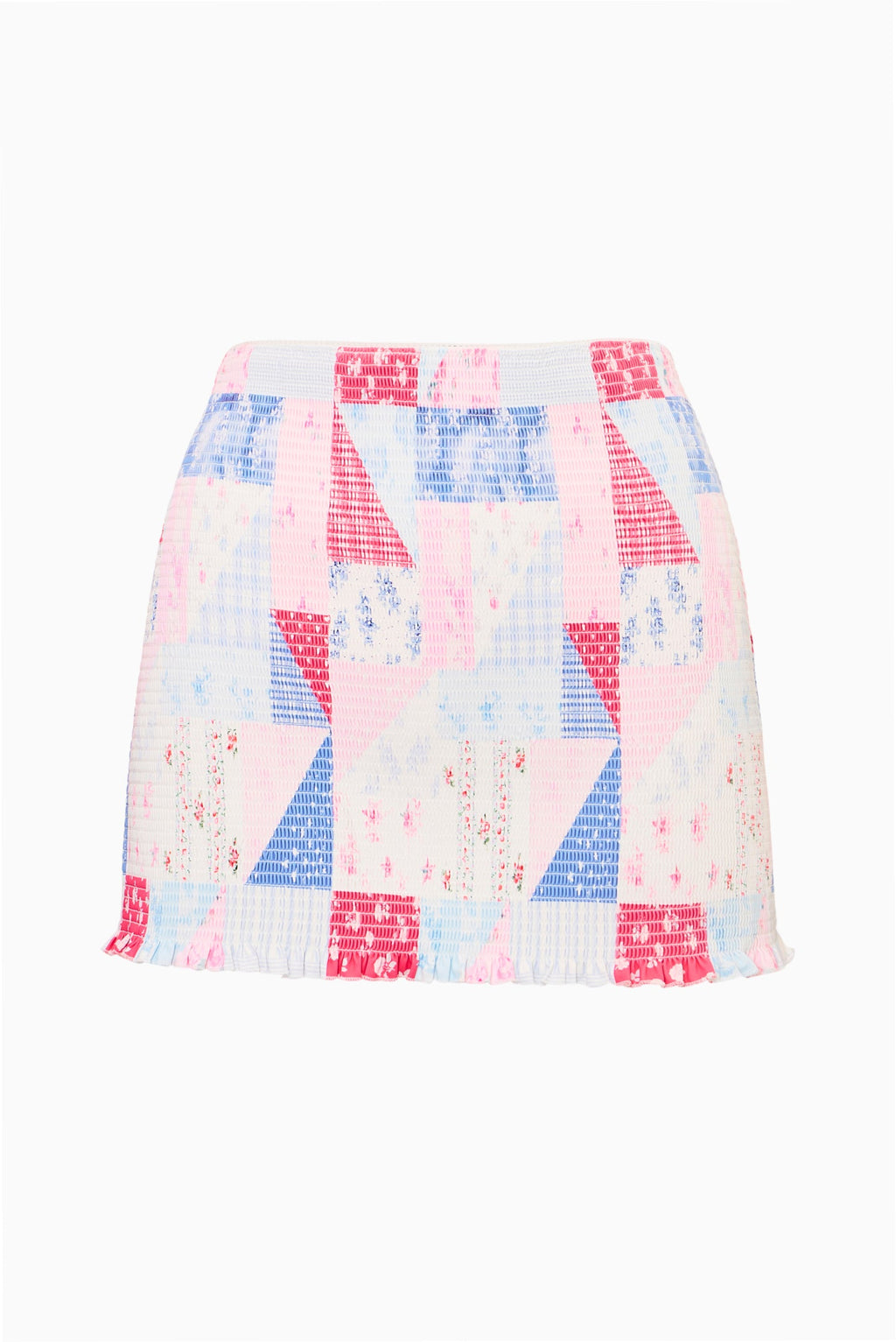 Arwen Patchwork Print Swim Skirt