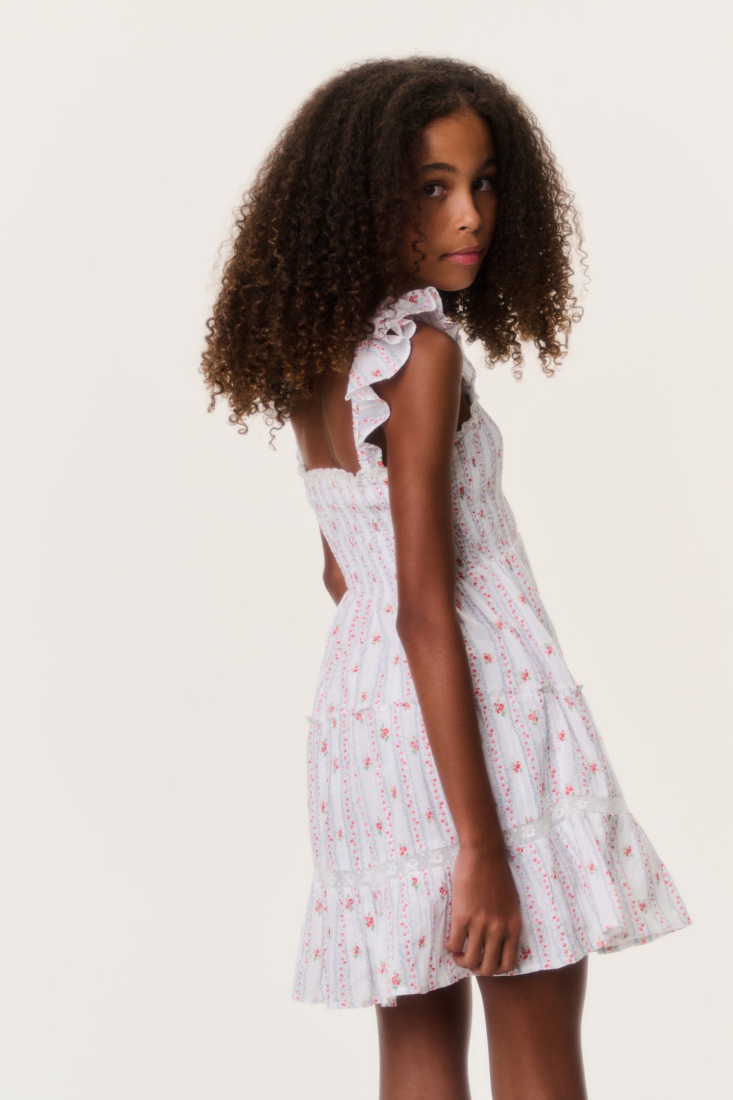 Tween Cherry Stripe Avenora Dress
