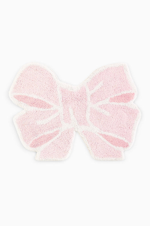 Bow Bath Rug - PETAL PINK