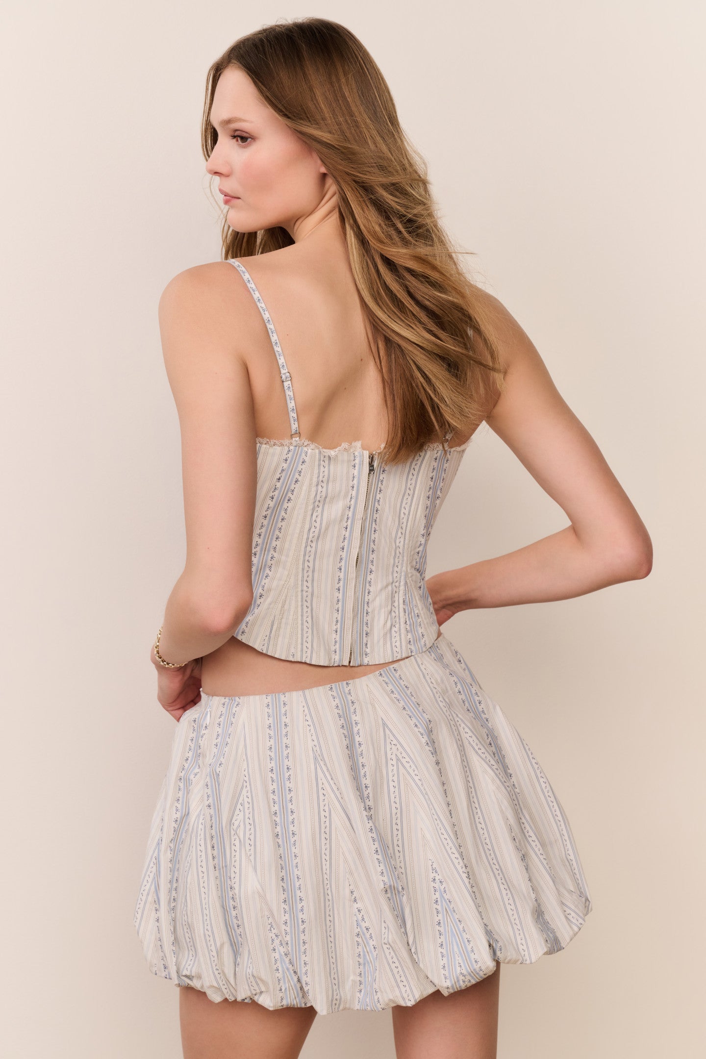 Georgeanne Cotton Mini Bubble Skirt