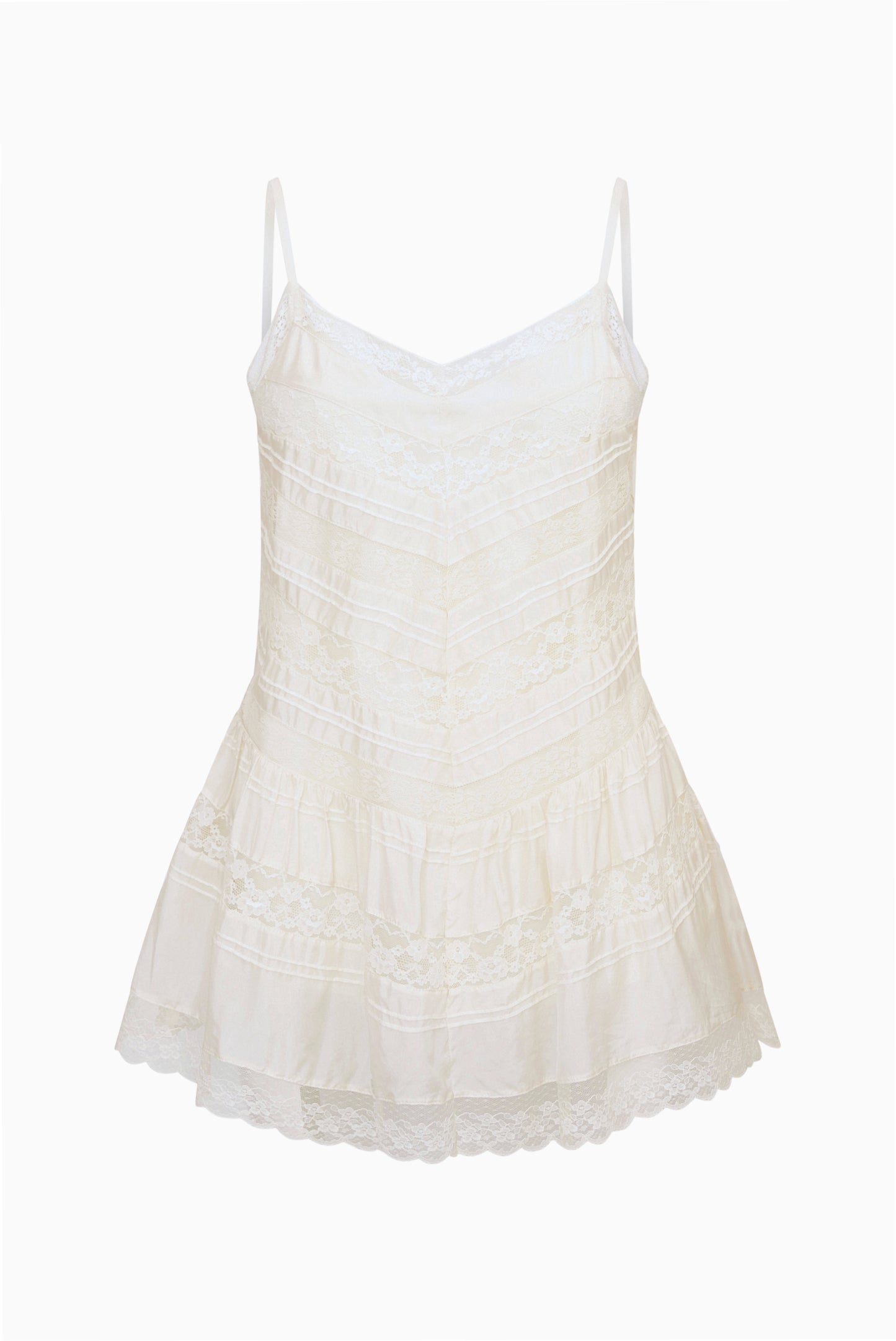 Bessette Silk Lace Mini Dress