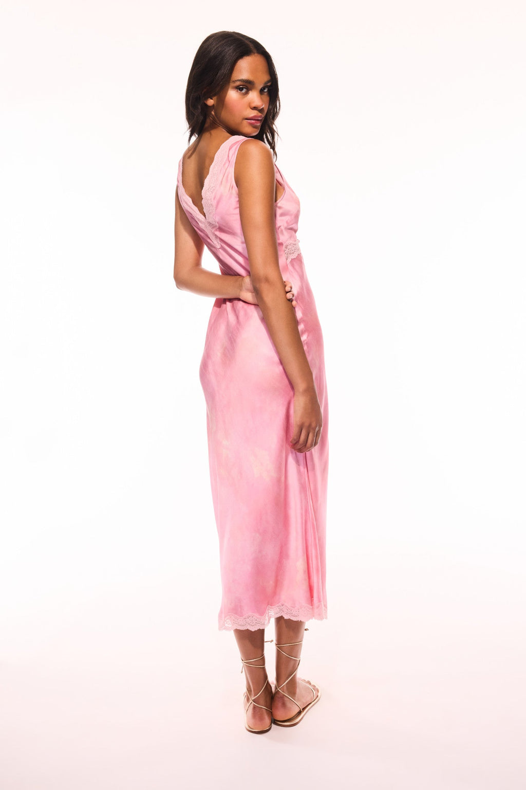 Bier Silk-Blend Midi Dress