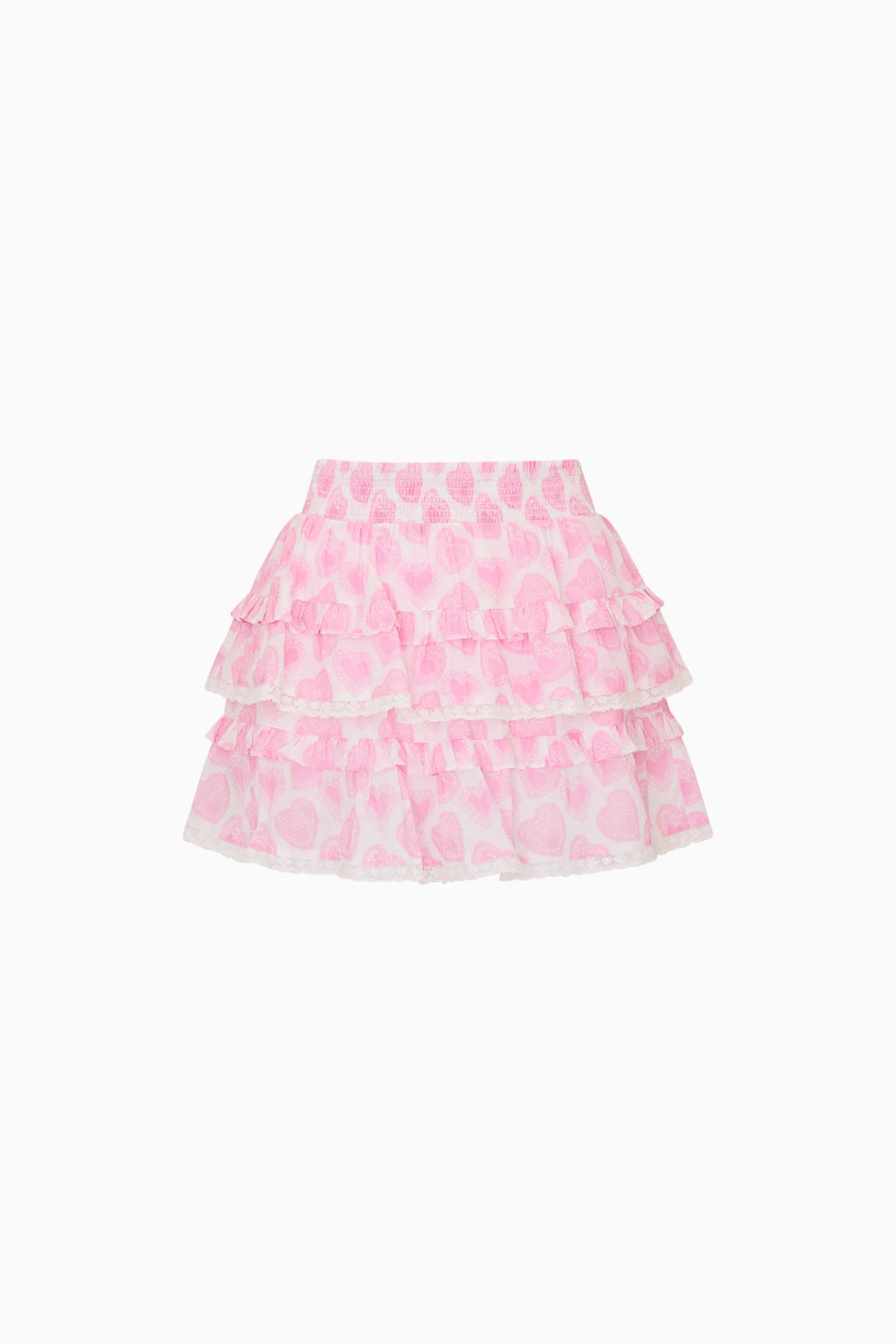 Tween Billie Heart Print Skirt