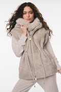 LoveShackFancy x MAX&MOI Valora Faux Fur Vest