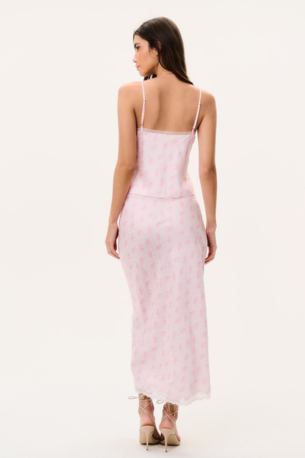 Castle Silk-Blend Floral Maxi Skirt