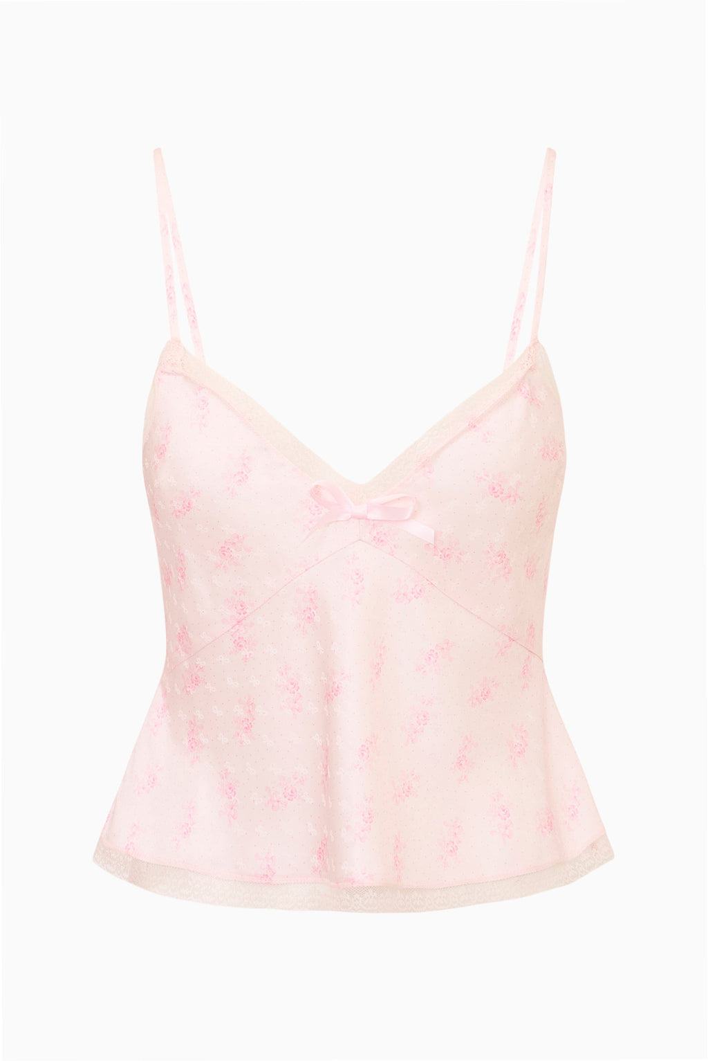 Brett Silk-Blend Floral Cami Top