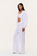 Cinna Eyelet Linen Pant