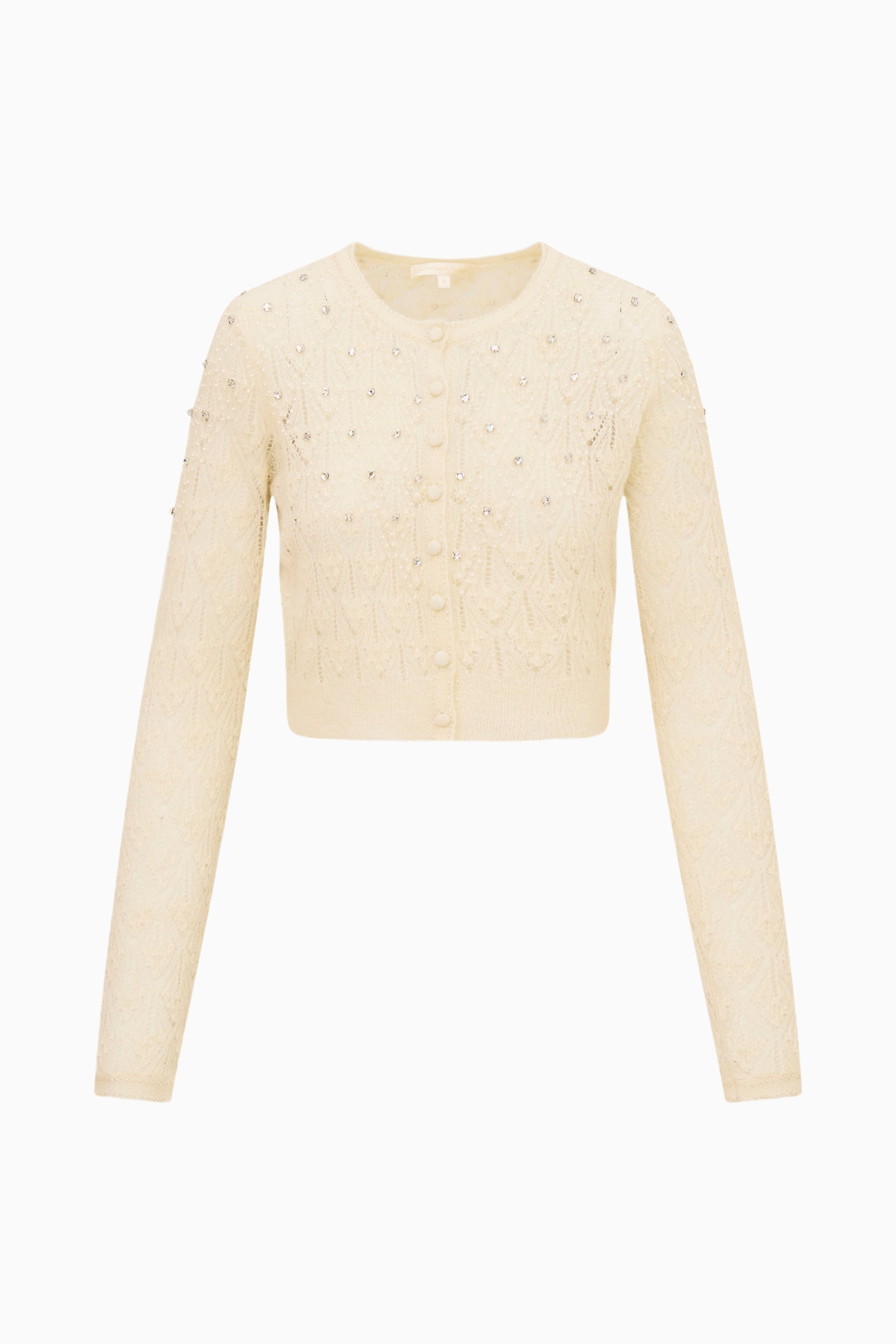 Calico Embellished Pointelle Cardigan
