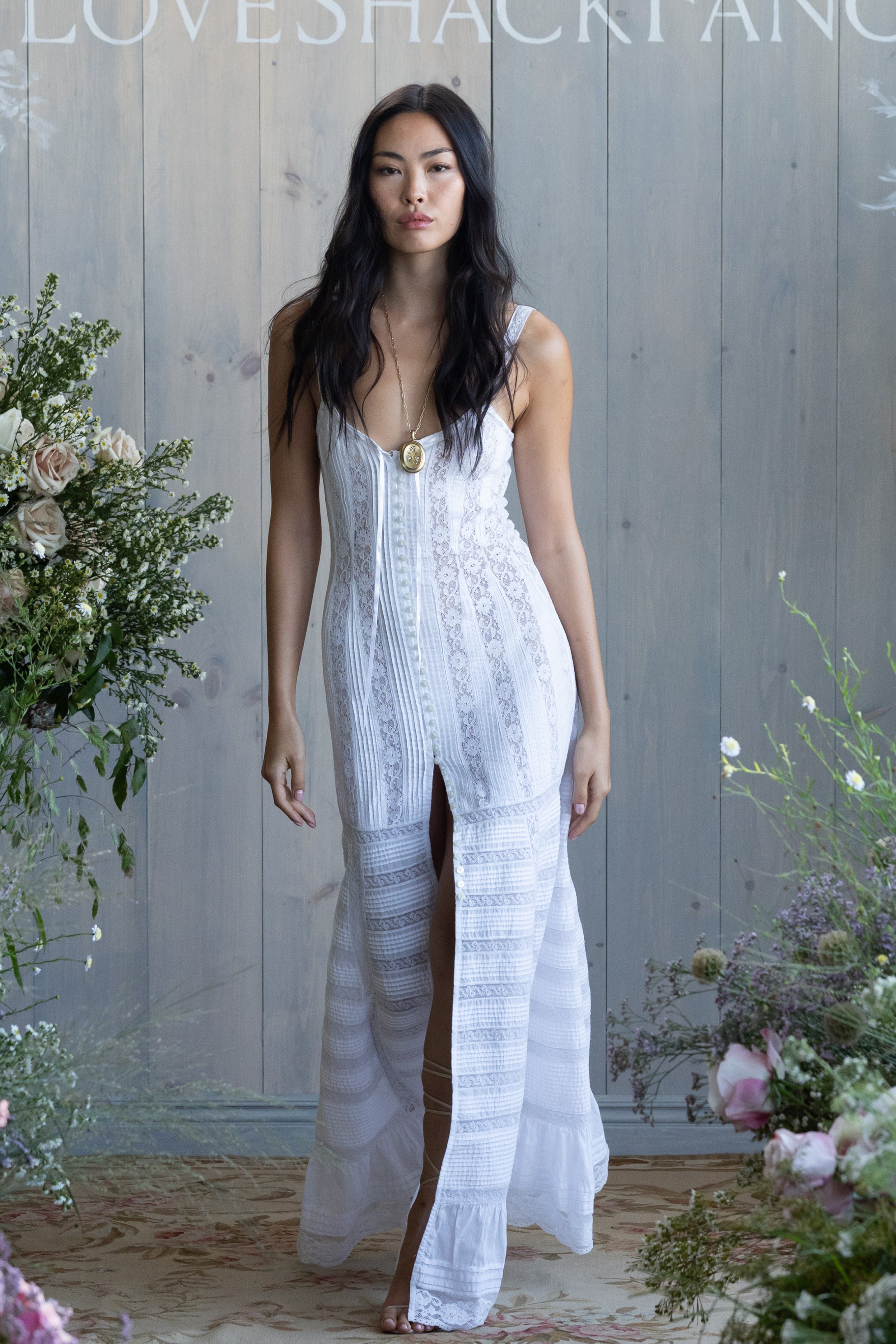 Calyx Cotton Victorian Maxi Dress
