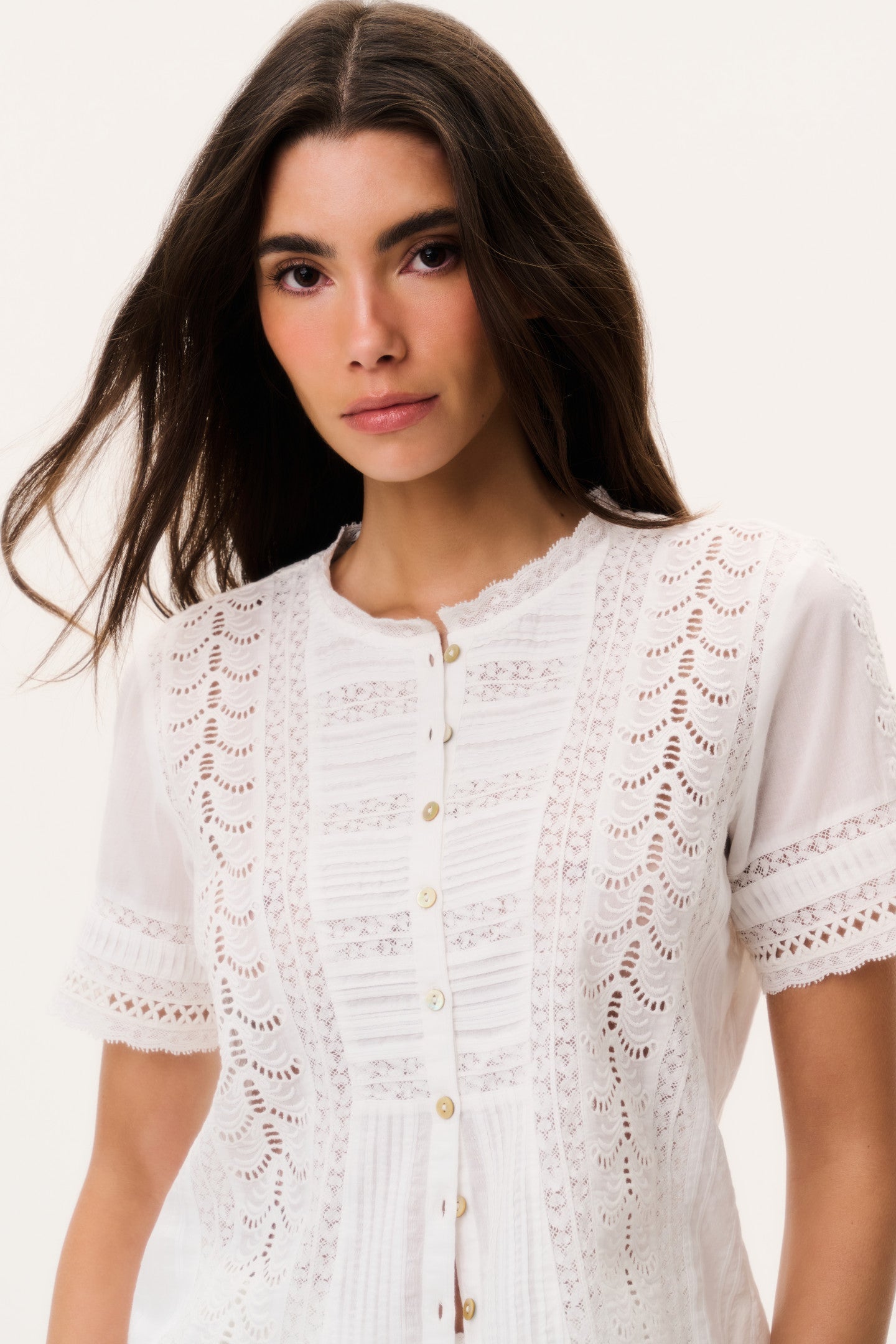 Ciela Cotton Victorian Top