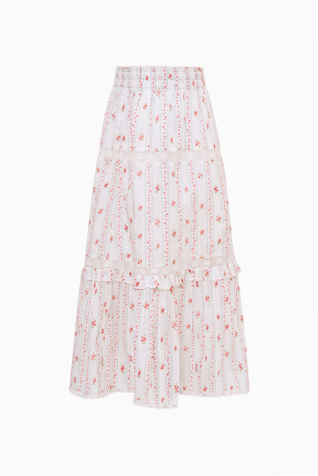 Tween Cherry Stripe Colina Skirt