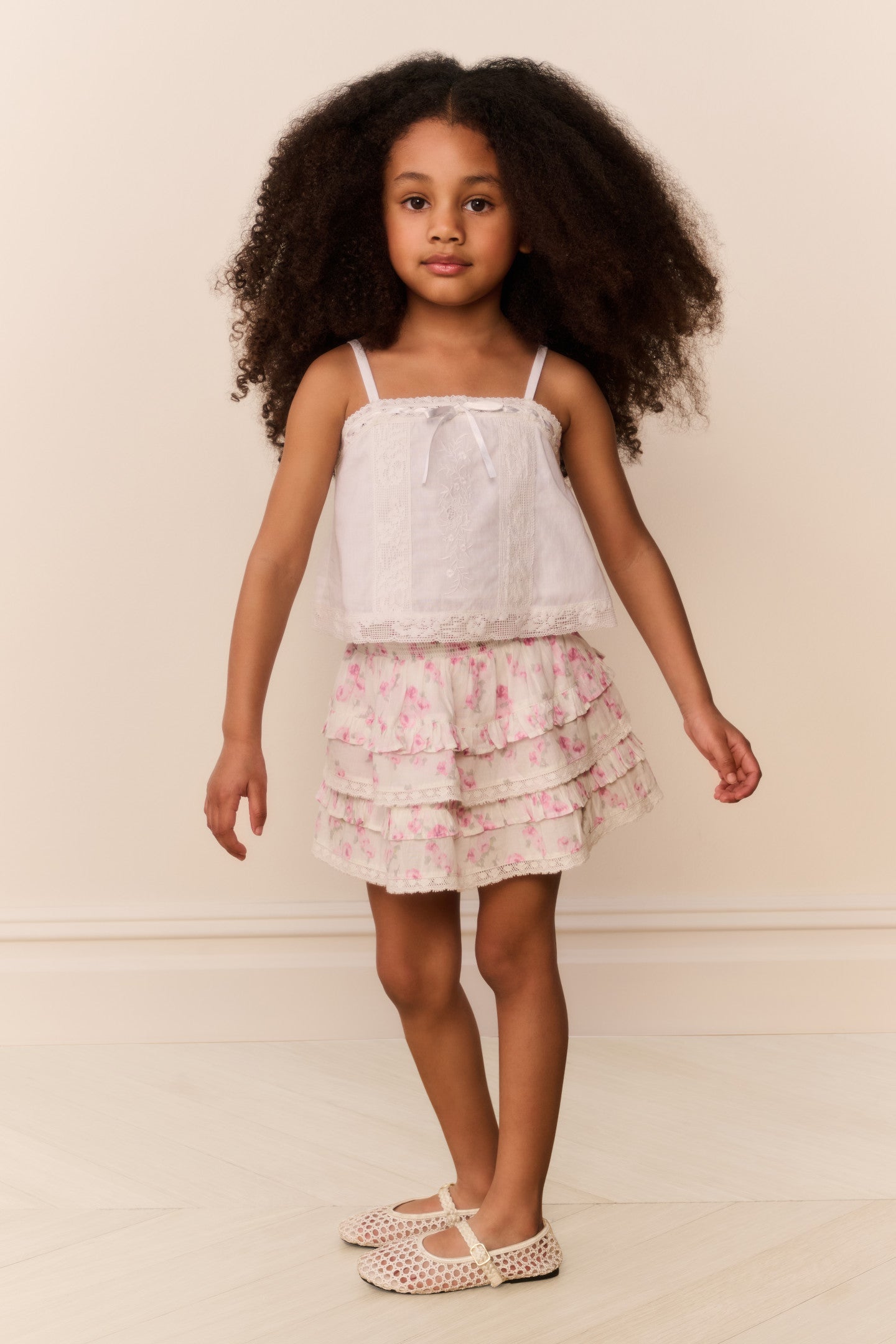 Little Girls Blooming Floral Billie Skirt
