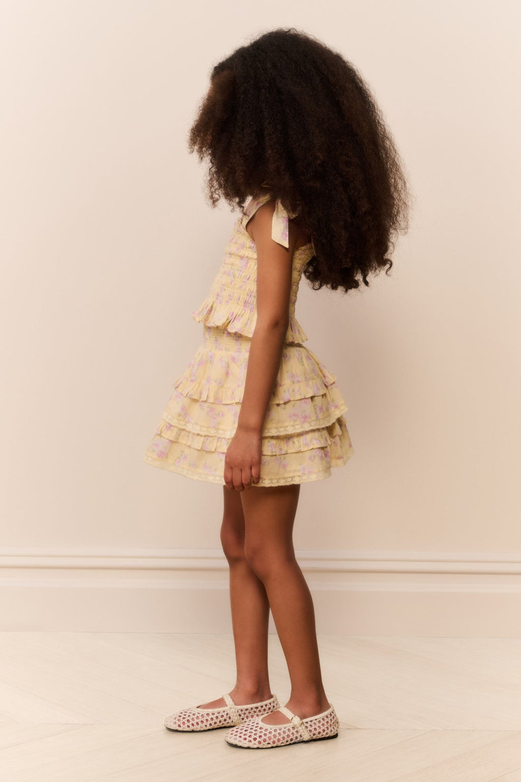 Little Girls Blooming Floral Billie Skirt