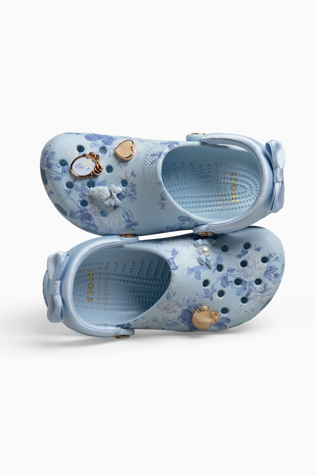 LoveShackFancy x Crocs Blue Classic Clog