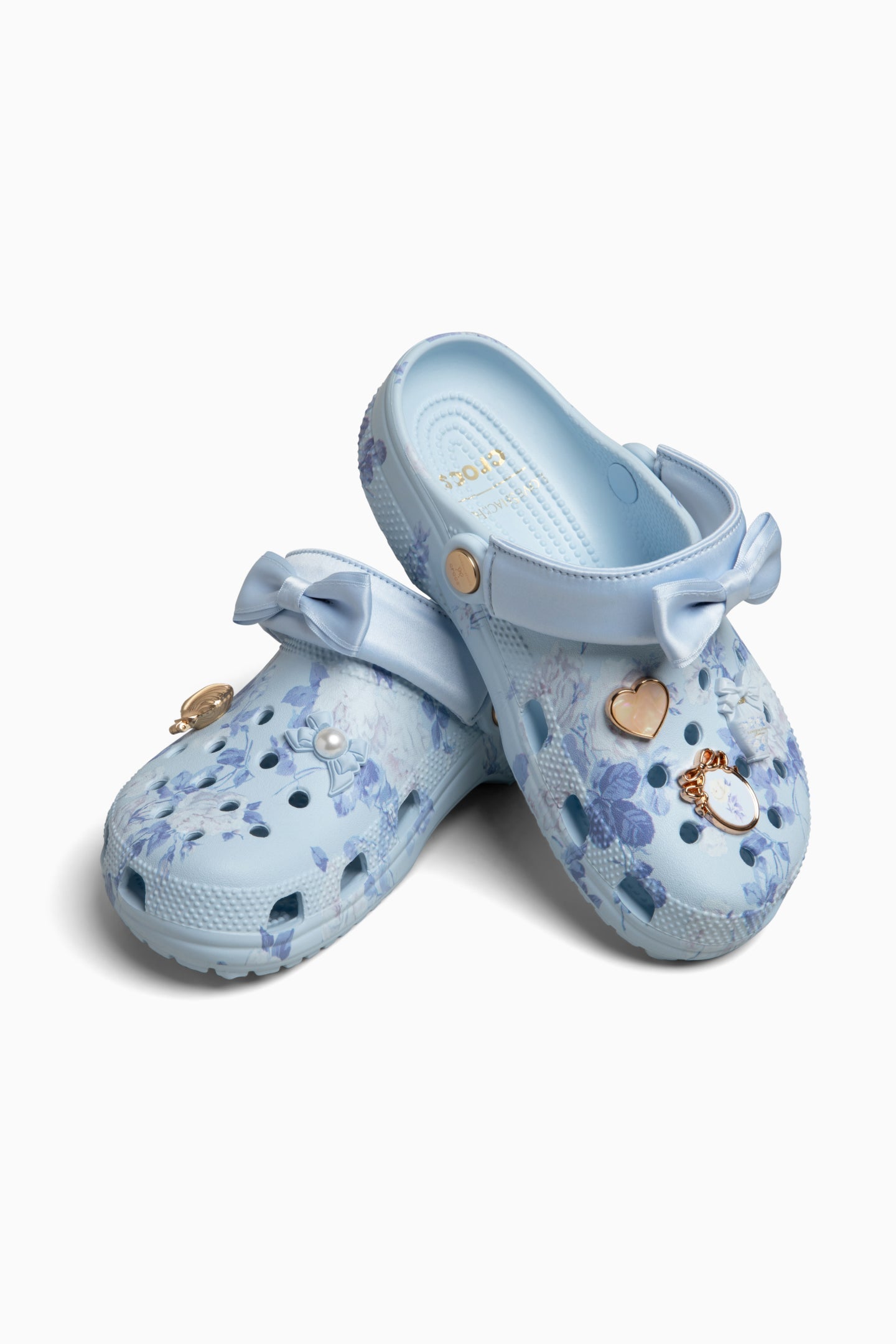 LoveShackFancy x Crocs Blue Classic Clog