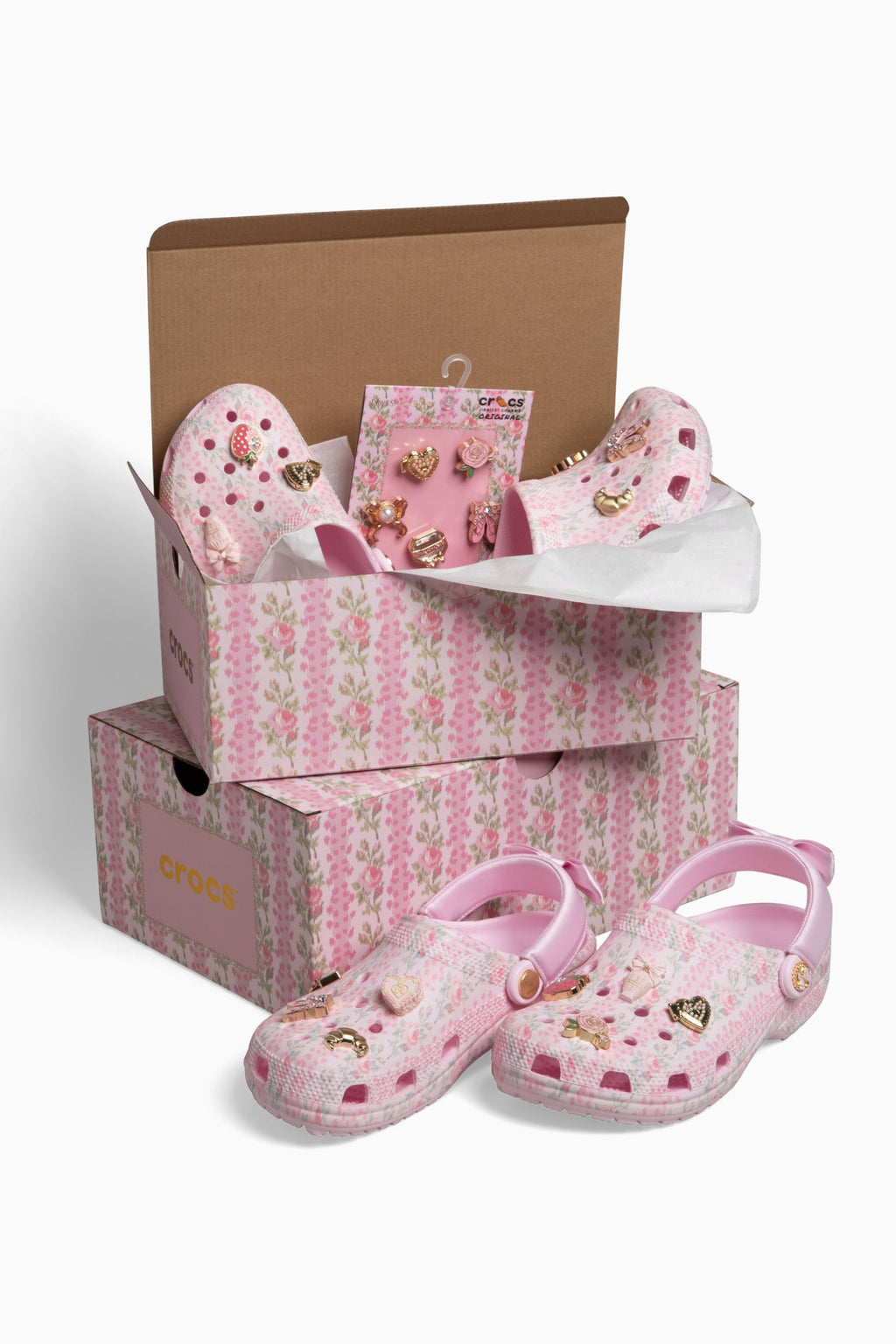 LoveShackFancy x Crocs Pink Classic Clog