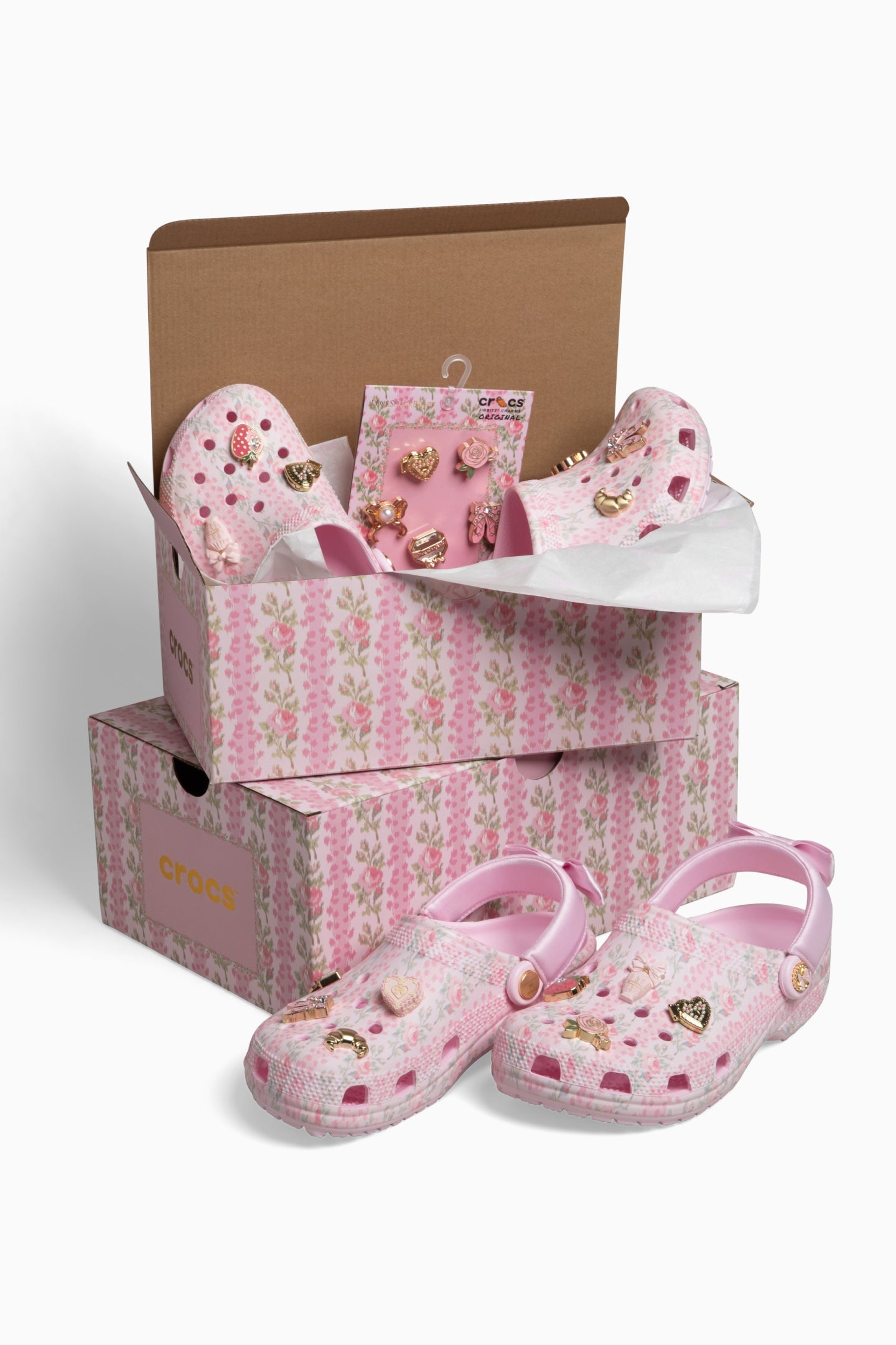 LoveShackFancy x Crocs Pink Classic Clog