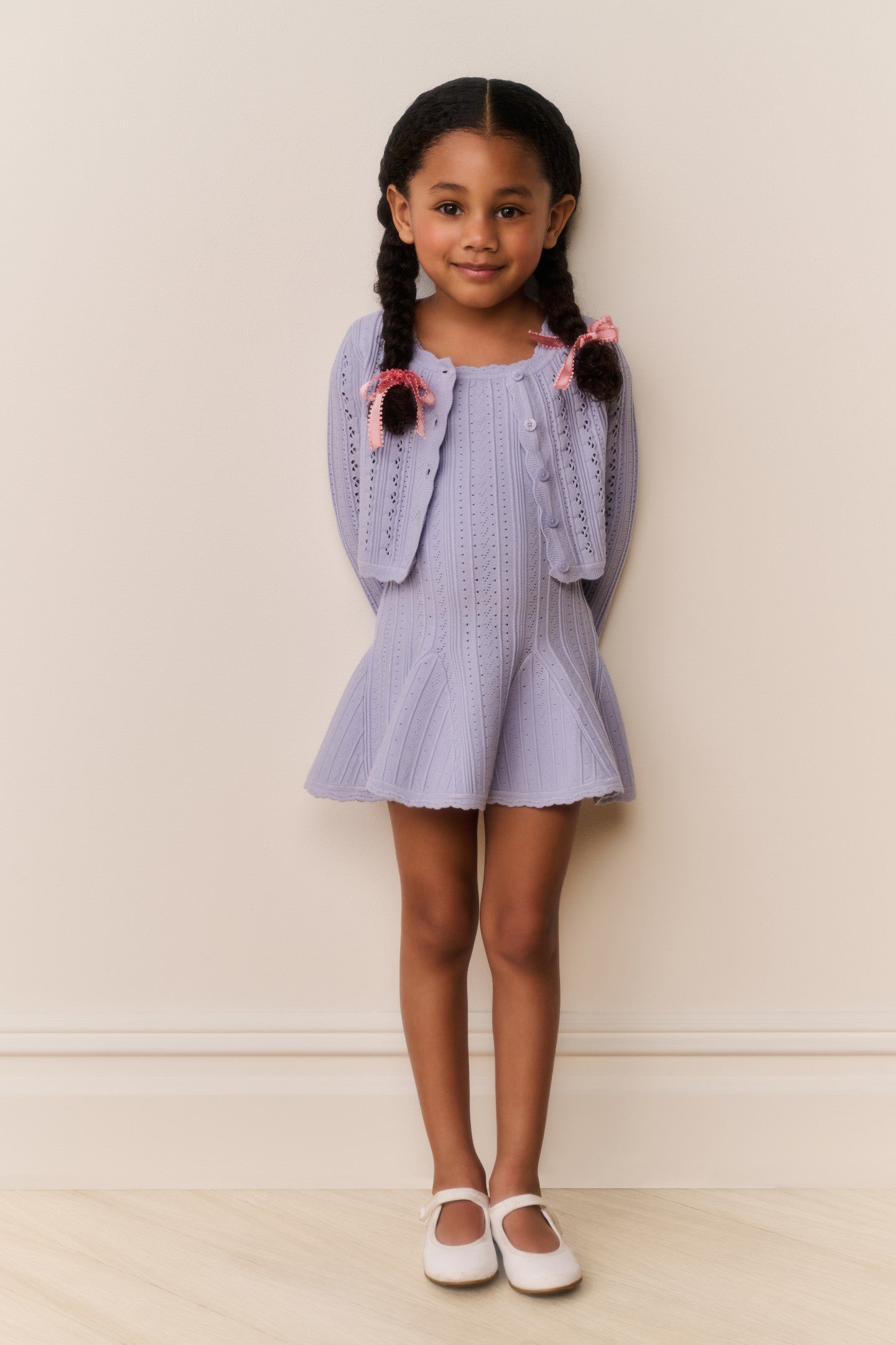 Little Girls Emlynn Pointelle Cardigan