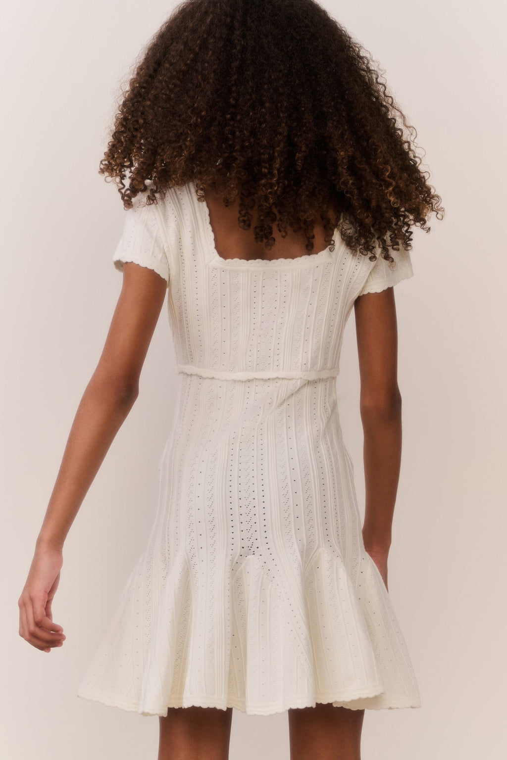 Tween Daffron Stretch Pointelle Dress
