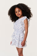 Little Girls Indigo Cloud Decker Dress