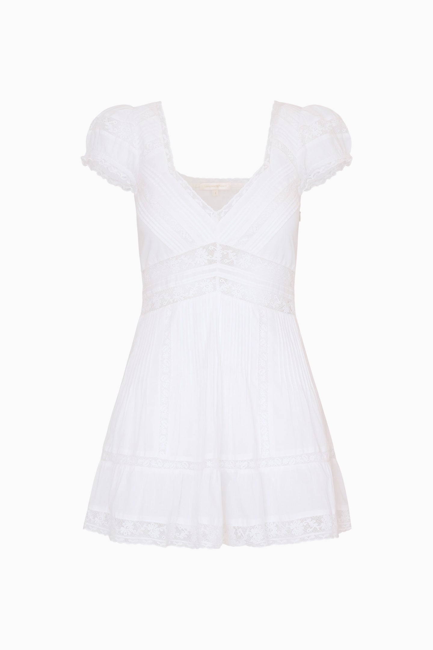 Edena Cotton Victorian Mini Dress