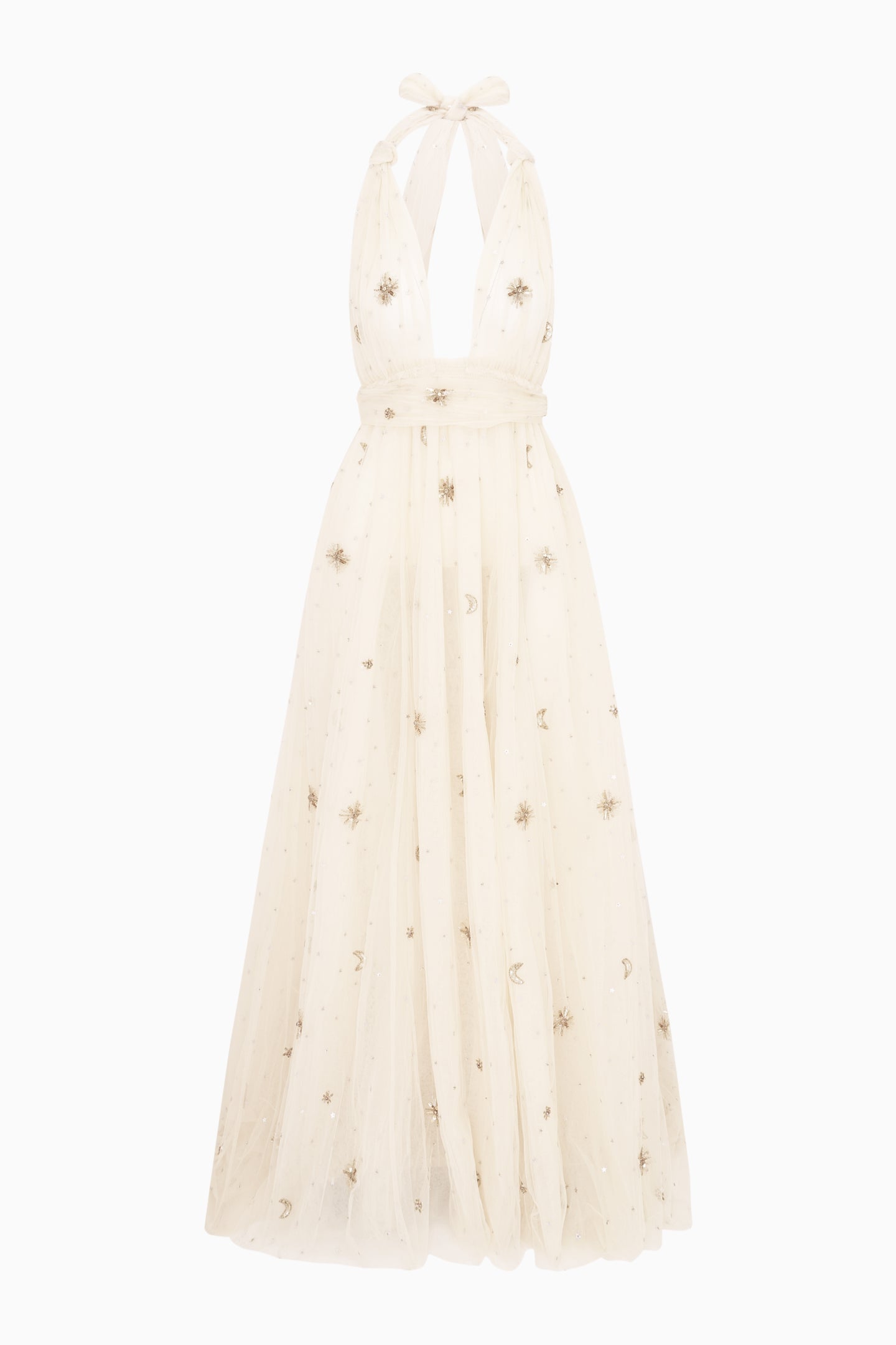 Eldora Celestial Embellished Tulle Gown