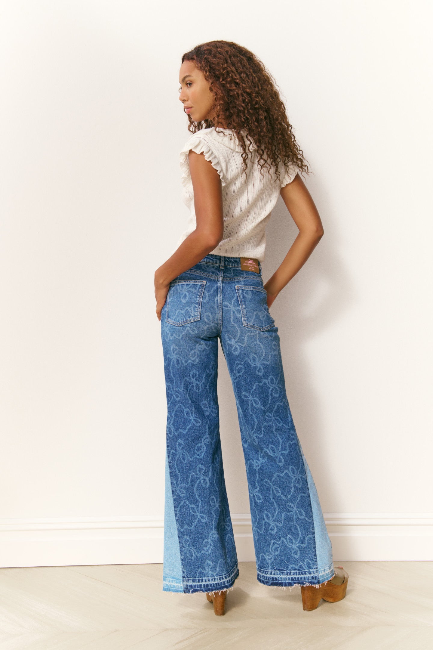 Elizabelle Pointelle Knit Top