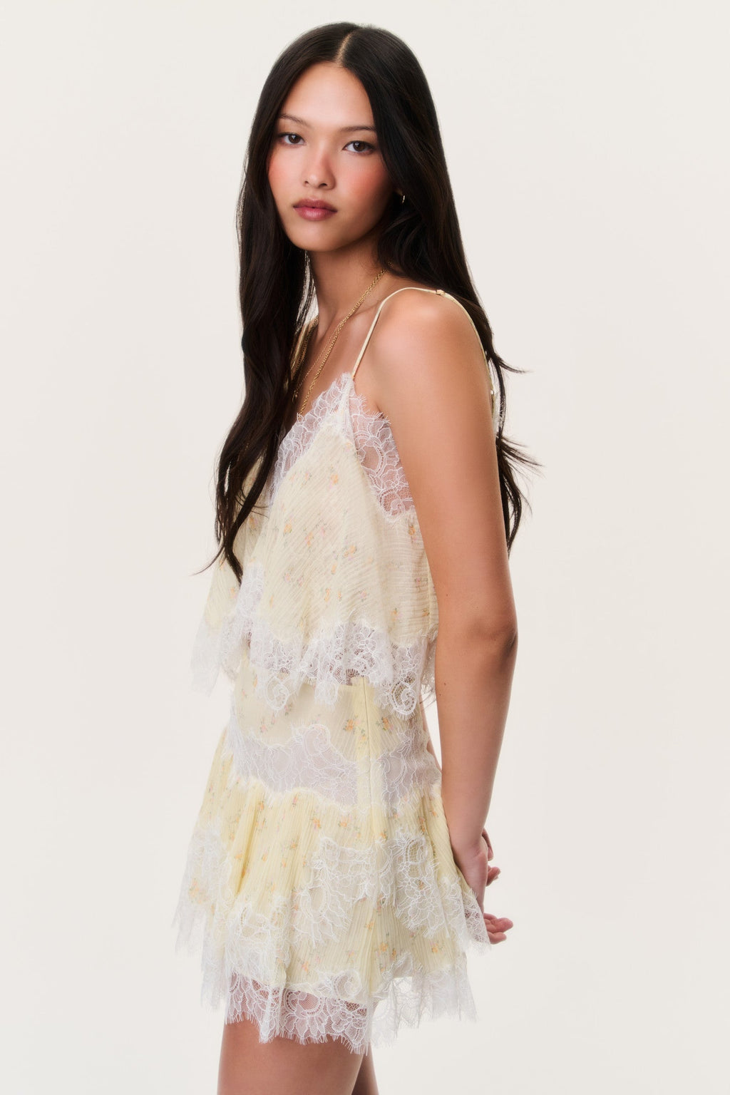 Kellison Cotton-Silk Mini Skirt