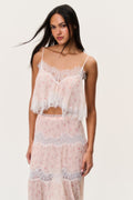 Elysia Cotton-Silk Crop Top - SWEET NECTAR