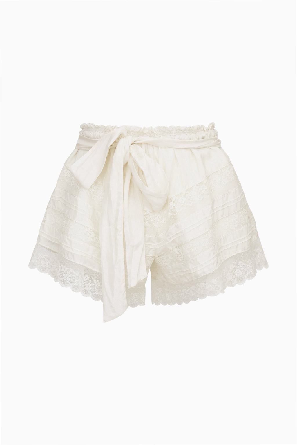 Emanuela Silk Lace Shorts