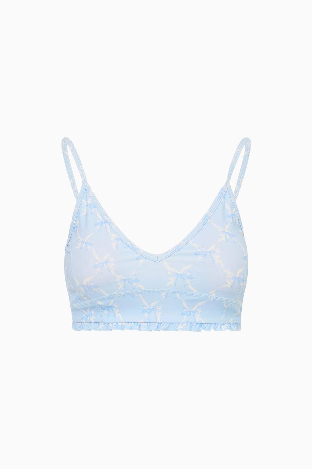 Erza Bow Print Active Bra