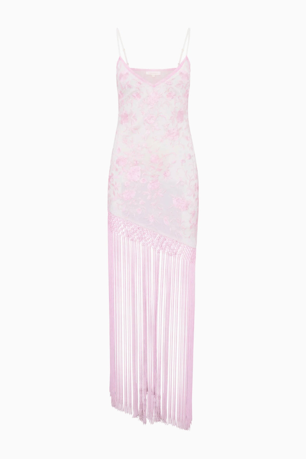 Evalette Floral Fringe Maxi Dress