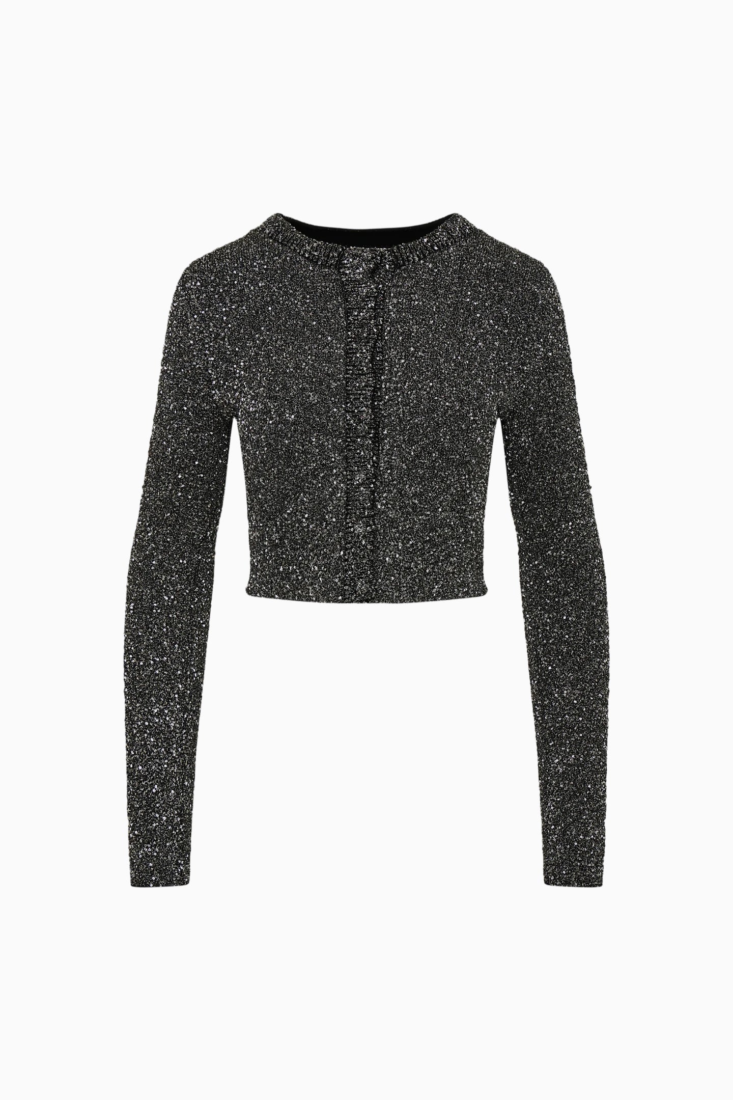 Ferra Sequin Stretch Knit Cardigan