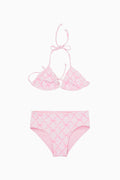 Little Girls Finnie Ditsy Floral Bikini - PINK PEPPERMINT
