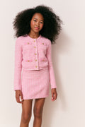 Girls Freydis Cotton Knit Cardigan