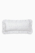 Garden Bow Ruffled Lumbar Pillow