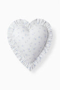 Atlantic Shore Ruffle Heart Pillow