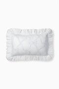 Garden Bow Ruffle Throw Pillow